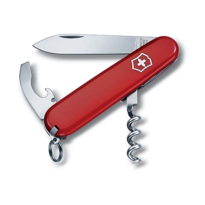 Нож перочинный VICTORINOX Waiter, 84 мм, 9 функций, красный