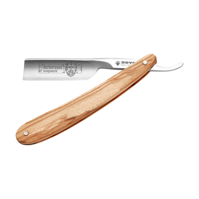 Бритва опасная Dovo, ручка - оливковое дерево, 5/8", 1/1