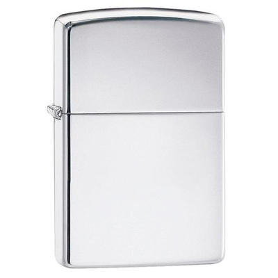 Зажигалка ZIPPO Armor™ c покрытием Глянцевый хром | High Polish Chrome, латунь/сталь, серебристая, 38x13x57 мм