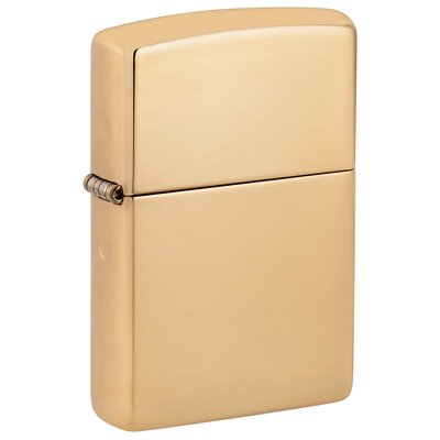 Зажигалка ZIPPO Armor® с покрытием Глянцевая латунь | High Polish Brass, латунь/сталь, золотистая, 38x13x57 мм