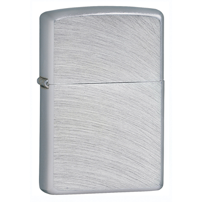 Зажигалка ZIPPO классическая хромированная с дугообразным узором | Classic Chrome Arch, латунь/сталь, серебристая, матовая, 38x13x57 мм
