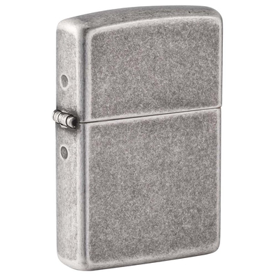 Зажигалка ZIPPO Armor® c античным серебристым покрытием | Antique Silver, латунь/сталь, серебристая, 38x13x57 мм