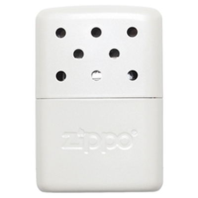 Каталитическая грелка ZIPPO, алюминий с жемчужным покрытием, белая, матовая, на 6 ч, 51x15x74 мм