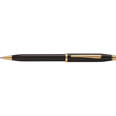 Шариковая ручка CROSS коллекция «ВЕЧНАЯ КЛАССИКА 2.0 | CENTURY CLASSIC II», черный лак с позолотой 23К