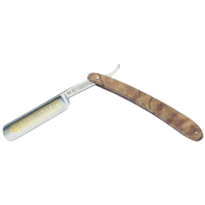 Бритва опасная Dovo, ручка- оливковое дерево, 5/8", 1/1