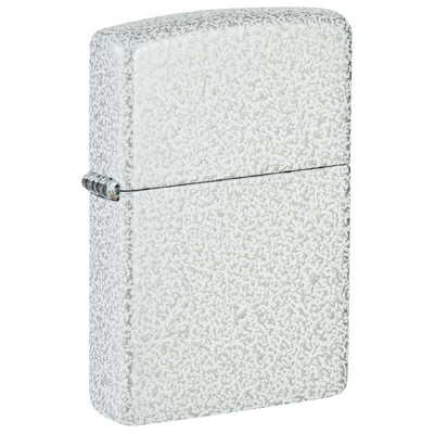 Зажигалка ZIPPO классическая с ледяным покрытием | Classic Glacier, латунь/сталь, белая, матовая, 38x13x57 мм