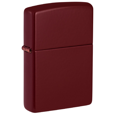 Зажигалка ZIPPO классическая с покрытием мерло | Classic Merlot, латунь/сталь, бордовая, глянцевая, 38x13x57 мм