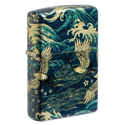 Зажигалка ZIPPO Восточный мотив с покрытием Искусственно состаренная латунь на 540 | Eastern 540 Tumbled Brass, латунь/сталь, зеленая, 38x13x57 мм
