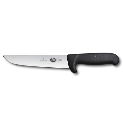 Нож мясника / нож для забоя VICTORINOX Fibrox с лезвием 18 см и безопасной рукоятью