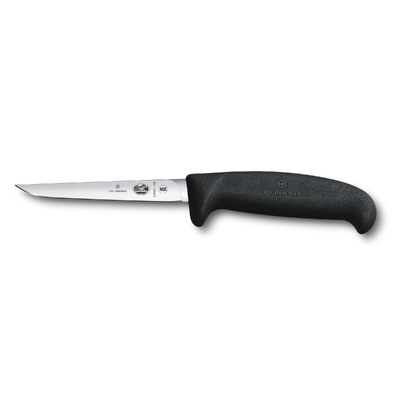 Нож для птицы VICTORINOX Fibrox с лезвием 11 см и рукоятью среднего размера, чёрный