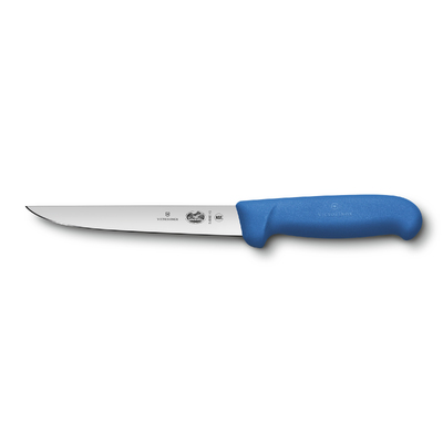 Нож обвалочный VICTORINOX Fibrox с прямым лезвием 15 см, синий