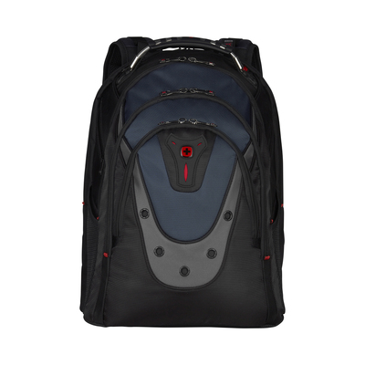 Рюкзак WENGER Ibex 17", черный/синий, полиэстер/ПВХ, 37 x 26 x 47 см, 23 л