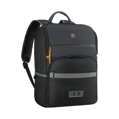 Рюкзак WENGER Move 16", чёрный, переработанный ПЭТ, 33 x 19 x 44 см, 22 л