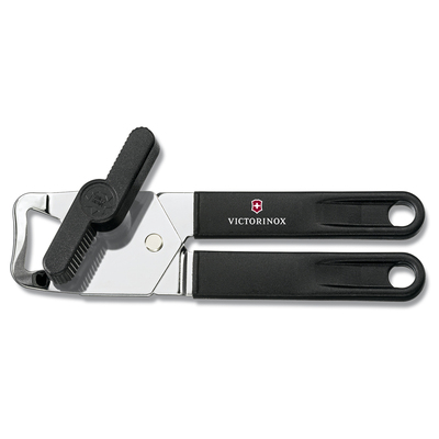 Консервный нож VICTORINOX универсальный, сталь/пластик, чёрный