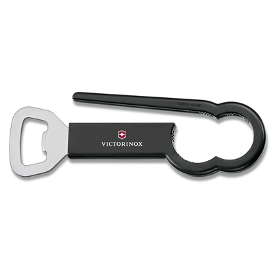 Открывалка для бутылок VICTORINOX Pet, сталь/пластик, чёрная