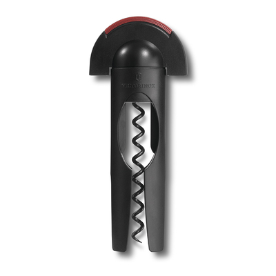 Штопор VICTORINOX с ножом для снятия фольги, сталь с тефлоновым покрытием, чёрный
