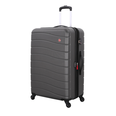 Чемодан SWISSGEAR ALVERSTONE, серый, AБC-пластик, 51,5 x 31 x 77 см, 96 л