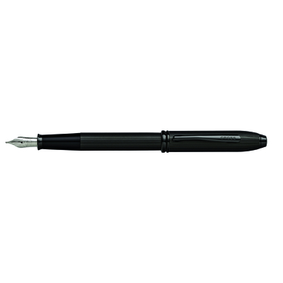 Перьевая ручка CROSS коллекция «ТАУНСЕНД | TOWNSEND» Matte Black PVD, перо F