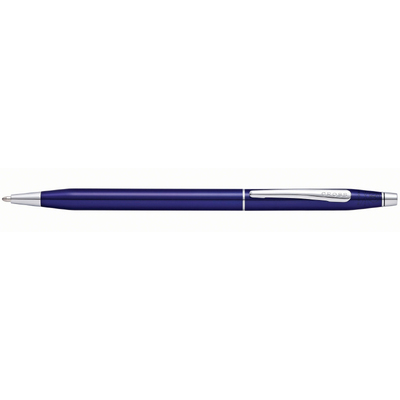 Шариковая ручка CROSS коллекция «ВЕЧНАЯ КЛАССИКА | CENTURY CLASSIC» Translucent Blue Lacquer, цвет ярко-синий
