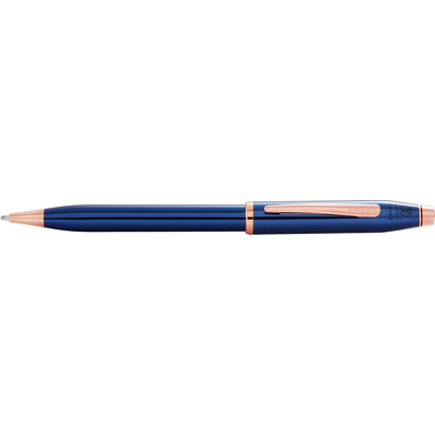 Шариковая ручка CROSS коллекция «ВЕЧНАЯ КЛАССИКА 2.0 | CENTURY CLASSIC II» Translucent Cobalt Blue Lacquer