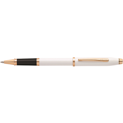 Ручка-роллер CROSS коллекция «ВЕЧНАЯ КЛАССИКА 2.0 | CENTURY CLASSIC II» Pearlescent White Lacquer