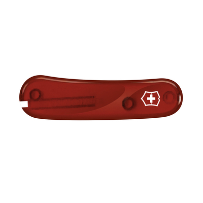 Передняя накладка для ножей VICTORINOX 85 мм, пластиковая, полупрозрачная красная
