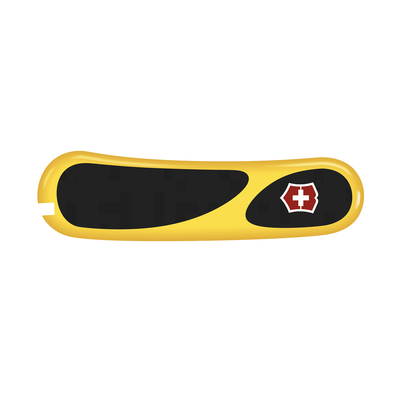 Передняя накладка для ножей VICTORINOX 85 мм, пластиковая, жёлто-чёрная