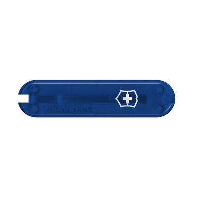 Передняя накладка для ножей VICTORINOX 58 мм, пластиковая, полупрозрачная синяя