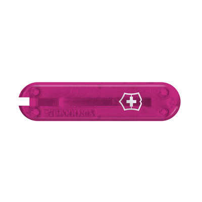 Передняя накладка для ножей VICTORINOX 58 мм, пластиковая, полупрозрачная розовая