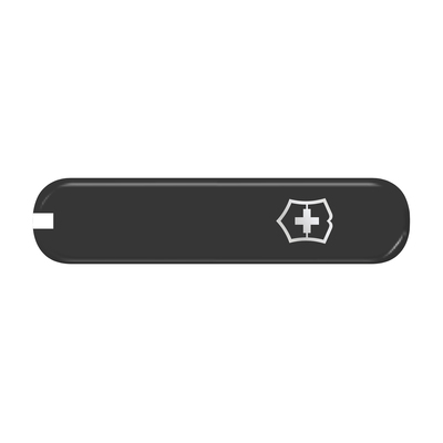 Передняя накладка для ножей VICTORINOX 74 мм, пластиковая, чёрная