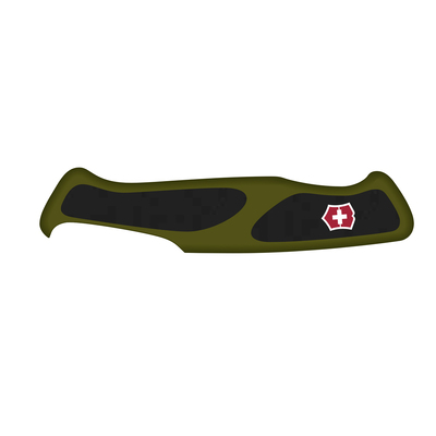 Передняя накладка для ножей VICTORINOX 130 мм, нейлоновая, зелёно-чёрная
