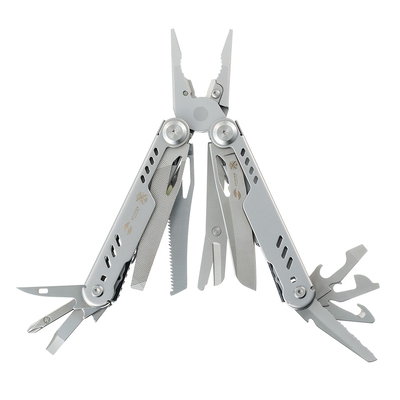 Мультитул Stinger, 110 х 27 мм, 21 функция, сталь, серебристый, в картонной коробке, в комплекте нейлоновый чехол
