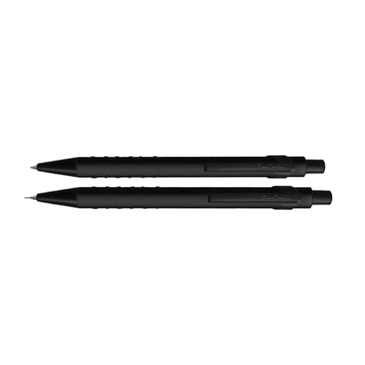 Набор Pierre Cardin коллекция «ПАРА | PEN&PEN»: ручка шарик. + механич. карандаш. Цвет - черн. матовый. Упаковка Е-3n
