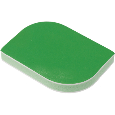Брусок Dewal Beauty полировочный мягкий, зеленый, 2 в 1 (абразивность 400/1200 гр.)