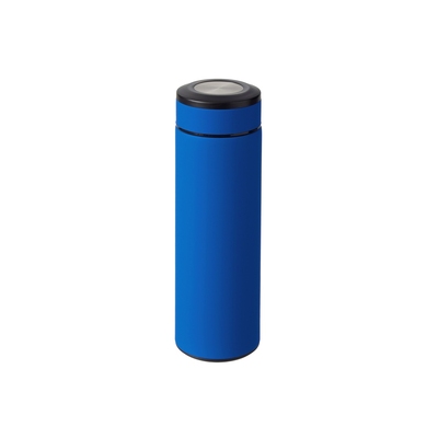 Вакуумный термос "Vacuum Flask C1", soft touch, 420мл, синий