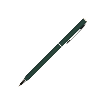 Ручка шариковая автоматическая BrunoVisconti® "PALERMO" цвет корпуса зеленый, soft-touch, 0.7 мм