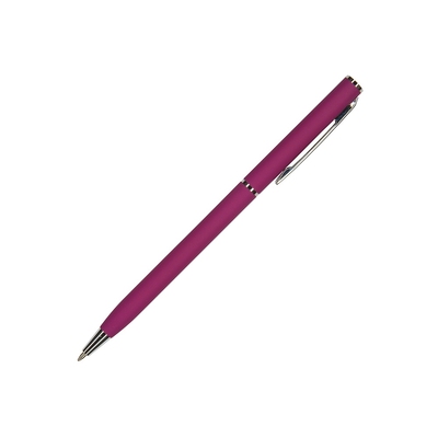 Ручка шариковая автоматическая BrunoVisconti® "PALERMO" цвет корпуса бордовый, soft-touch, 0.7 мм