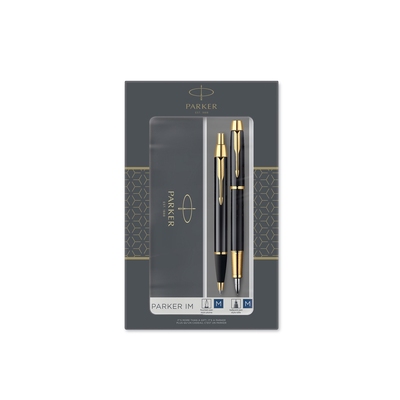 Набор «Parker IM Core Black GT»: ручка шариковая, ручка перьевая