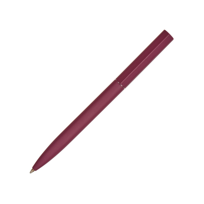 Шариковая металлическая ручка "Minimalist" софт-тач, бургунди