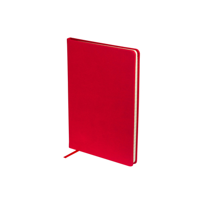 Ежедневник недатированный А5 "Megapolis Velvet New", красный