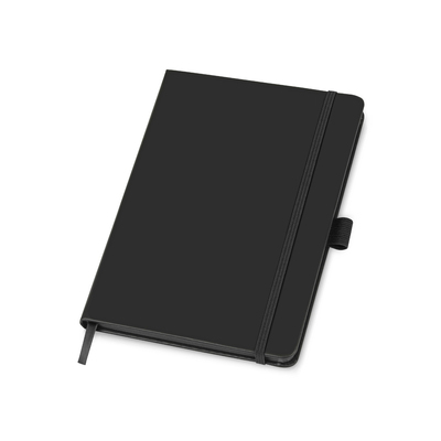 Блокнот "ColorNote Black", твердая обложка A5, 80 листов, черный