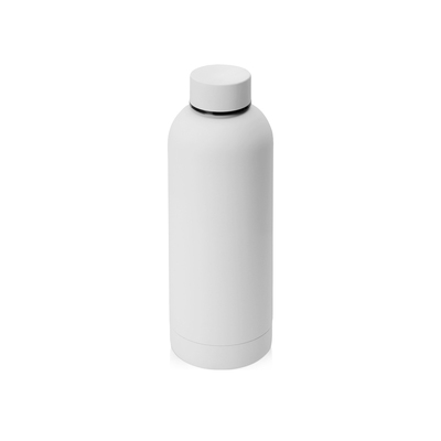 Вакуумная термобутылка "Cask" Waterline, soft touch, 500 мл, белый