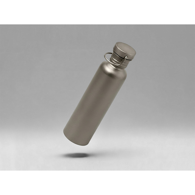 Бутылка для воды из титана "Titan", 750ml, темно-серый
