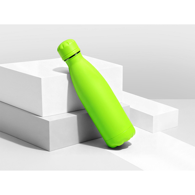 Вакуумная термобутылка "Vacuum bottle C1", soft touch, 500 мл, зеленое яблоко
