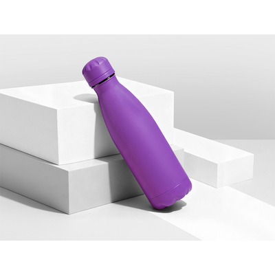Вакуумная термобутылка "Vacuum bottle C1", soft touch, 500 мл, фиолетовый