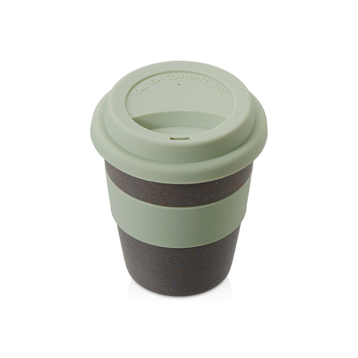 Стакан с силиконовой крышкой "Cafe", olive