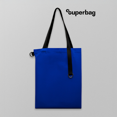 Шоппер Superbag Big (синий с черным)