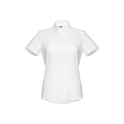 THC LONDON WOMEN WH. Женская рубашка oxford с короткими рукавами. Белый цвет