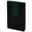 Ежедневник Bookmark, недатированный, черный с зеленым