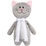 Мягкая игрушка Beastie Toys, котик с белым шарфом